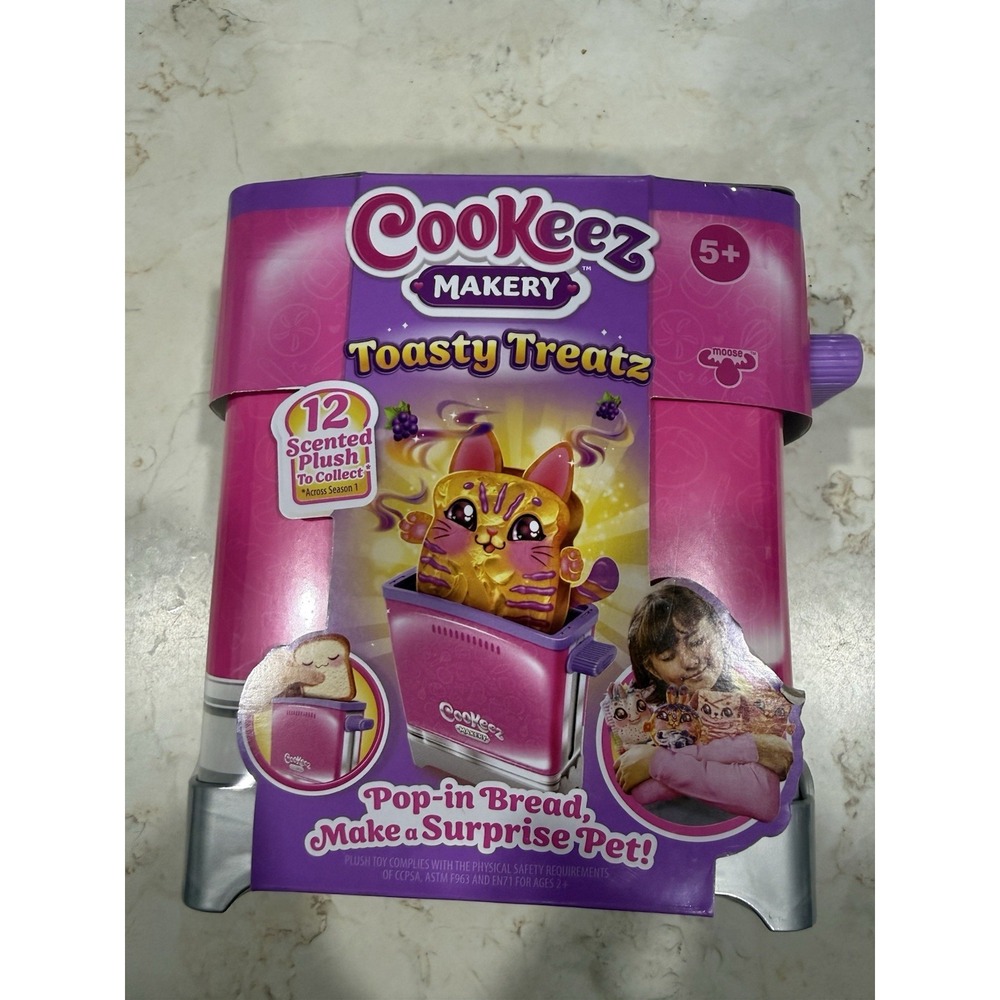 SEALED Cookeez Makery Toasty Treatz RARE Peggawaffle Scented Plush